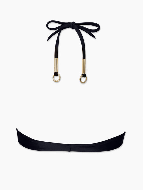 The Iman Halter Top - Carbon